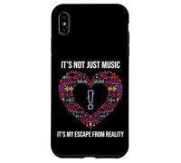 Custodia per iPhone XS Max IT'S NOT JUST MUSIC IT'S MY ESCAPE FROM REALITY