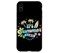 Custodia per iPhone XS Max It's Summer Time - Palma color pastello Tie Dye Beach Surf