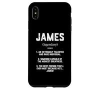 Custodia per iPhone XS Max James Definition Funny Talented Great Cosplay James Jimmy