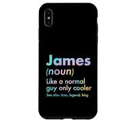 Custodia per iPhone XS Max James Like A Normal Guy Only Cooler Legend King Nome