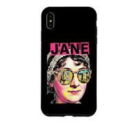 Custodia per iPhone XS Max Jane Austen Orgoglio e pregiudizio Bookish Pop Art Ritratto