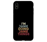 Custodia per iPhone XS Max Janie Name Janie Personalized Name First Given