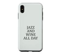 Custodia per iPhone XS Max Jazz E Vino Tutto Il Giorno Amante Della
