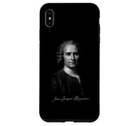 Custodia per iPhone XS Max Jean-Jacques Rousseau Classical Philosopher Ritratto