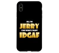 Custodia per iPhone XS Max Jerry Costume IDGAF Funny Meme Halloween Costume For Jerrys