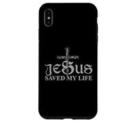 Custodia per iPhone XS Max Jesus Christ Saved My Life Gift For Women Men