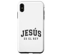 Custodia per iPhone XS Max Jesus Es El Re'y Cristiana Fe Religiosa Regalo