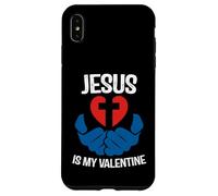 Custodia per iPhone XS Max Jesus is My Valentine Funny Valentines Loves Christ Love Day