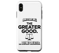 Custodia per iPhone XS Max John Stuart Mill The Greater Good ... Definire Maggiore