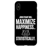 Custodia per iPhone XS Max John Stuart Mills massimizza la felicità... Statisticamente