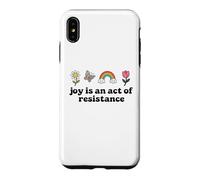 Custodia per iPhone XS Max Joy is an Act of Resistance Rainbow Pride Month Human Rights