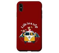 Custodia per iPhone XS Max Julius The Monkey Bunny Girl Worry Bear La vita è un viaggio