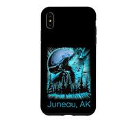 Custodia per iPhone XS Max Juneau Alaska Howling Wolf Moon Forest Nature Lover