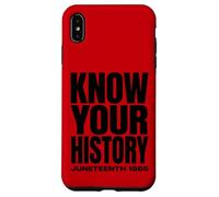 Custodia per iPhone XS Max Juneteenth 1865 Know Your History Freedom Day