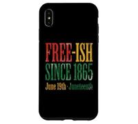 Custodia per iPhone XS Max Juneteenth Free-ish Since 1865 Freedom Day