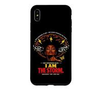 Custodia per iPhone XS Max Juneteenth She Whispered I Am The Storm Womens Black History