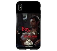 Custodia per iPhone XS Max Jurassic Park Dr. Ian Malcolm Right All The Time