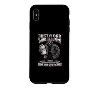 Custodia per iPhone XS Max Just A Dad Who Always Came Back With The Milk