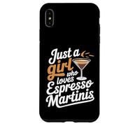 Custodia per iPhone XS Max Just A Girl Who Loves Espresso Martinis