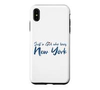 Custodia per iPhone XS Max Just A Girl Who Loves New York