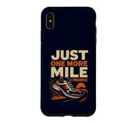Custodia per iPhone XS Max "Just One More Mile I Promise" Runner da corsa divertente