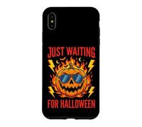 Custodia per iPhone XS Max Just Waiting For Halloween Pumpkin Occhiali da sole