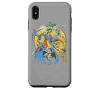 Custodia per iPhone XS Max Justice League Spin Circle Fight