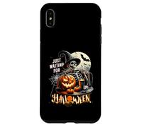Custodia per iPhone XS Max JustWaiting For Halloween Scheletro Strega Zucca Fantasma