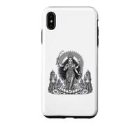Custodia per iPhone XS Max Kali Dea indù Sacro Potere Divino Line Art
