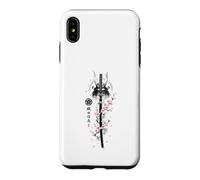 Custodia per iPhone XS Max Katana Samurai Oda Nobunaga Sakura Bloom