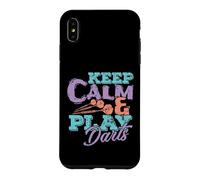 Custodia per iPhone XS Max Keep Calm and Play Freccette
