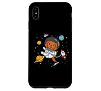 Custodia per iPhone XS Max Kids Boys Girls Astronaut Space Ruby Cavalier Dog Mom