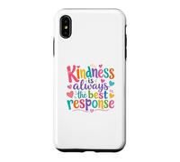 Custodia per iPhone XS Max Kindness Is Always The Best Response Cute colorful Kindness