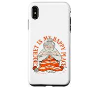 Custodia per iPhone XS Max Knitting Is My Creative Haven Grandma Knitter