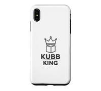 Custodia per iPhone XS Max Kubb King Divertente regalo per giocatori di scacchi