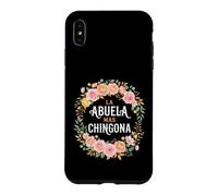 Custodia per iPhone XS Max La Abuela Mas Chingona Acquarello Floreale