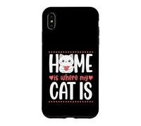 Custodia per iPhone XS Max La casa è dov'è il mio gatto