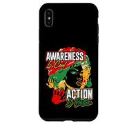 Custodia per iPhone XS Max "La consapevolezza è bella, l'azione è migliore" - Mese della storia nera