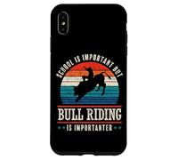 Custodia per iPhone XS Max La divertente cavalcata del toro è più importante Bull Rider