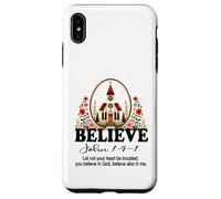 Custodia per iPhone XS Max La fede cristiana crede in Cristo Bella chiesa floreale