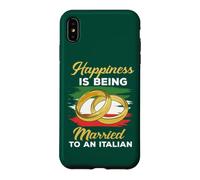 Custodia per iPhone XS Max La felicità è sposarsi con un matrimonio italiano
