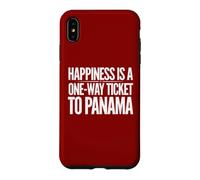 Custodia per iPhone XS Max La felicità è un biglietto di sola andata per Panama