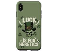Custodia per iPhone XS Max La fortuna è per gli eretici gotico scheletro irlandese