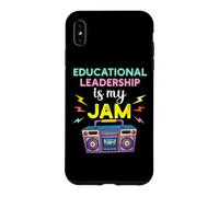 Custodia per iPhone XS Max La leadership educativa è la mia marmellata anni '80 Retro Teachers Day