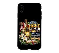 Custodia per iPhone XS Max La luce risplende nelle tenebre Giovanni 1 5 Scrittura