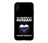 Custodia per iPhone XS Max La mia ragazza è russa nulla mi spaventa - Russia Heart