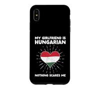 Custodia per iPhone XS Max La mia ragazza è ungherese Niente mi spaventa - Ungheria Cuore