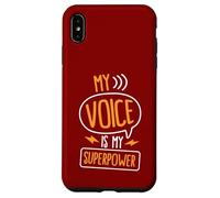 Custodia per iPhone XS Max La mia voce è il mio superpotere