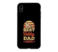 Custodia per iPhone XS Max La migliore festa del papà Tabby Dad Ever Tabby Cat