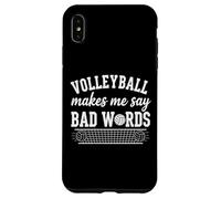 Custodia per iPhone XS Max La pallavolo mi fa dire parole cattive Divertente Giocatore di pallavolo